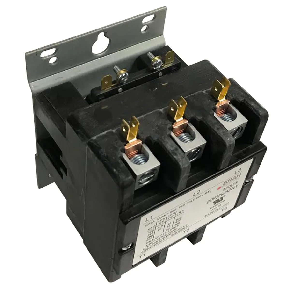 C25GNF390C replacement Definite Purpose Contactor – BRAH BDP3P90A480V