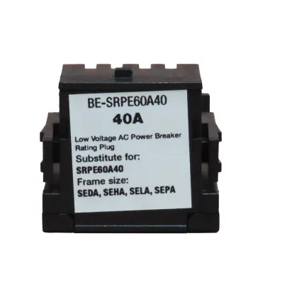 BRAH BE-SRPE60A40 Rating Plug – replaces General Electric SRPE60A40